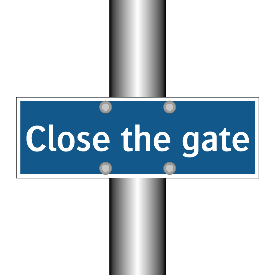 Close the gate