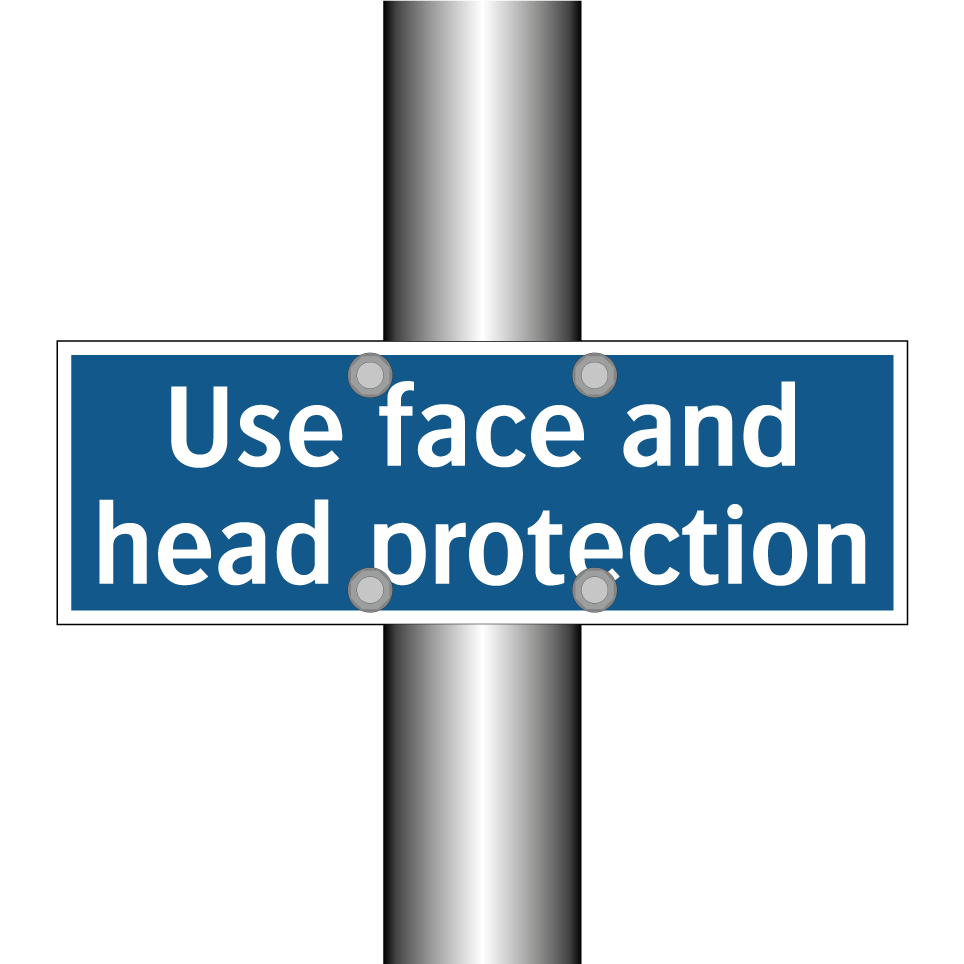 Use face and head protection