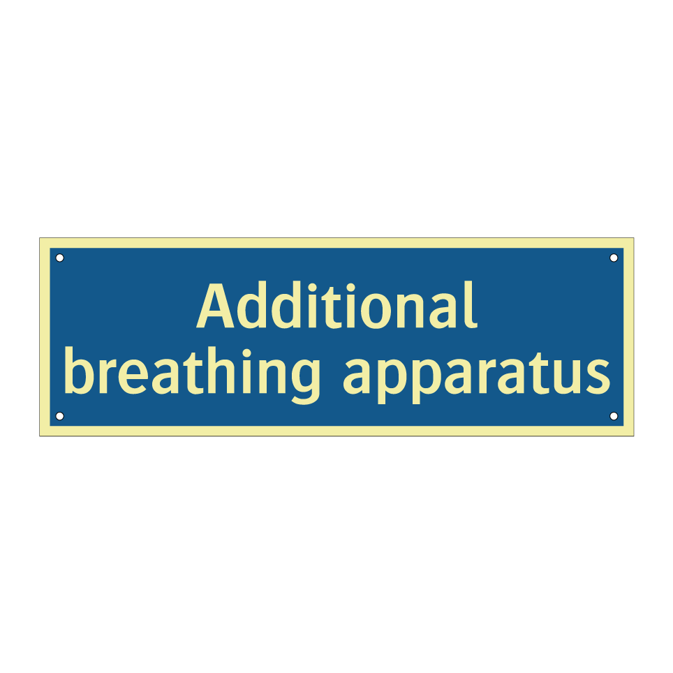 Additional breathing apparatus