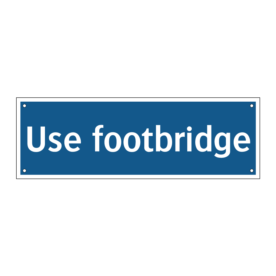 Use footbridge