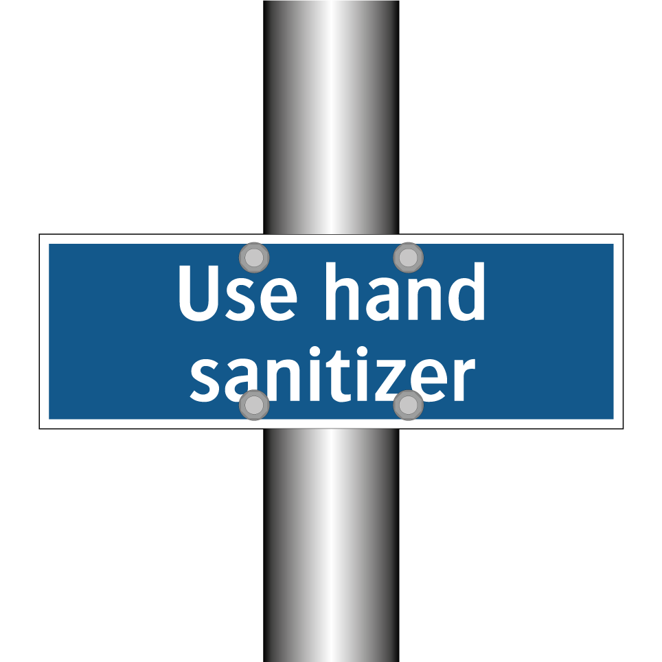 Use hand sanitizer
