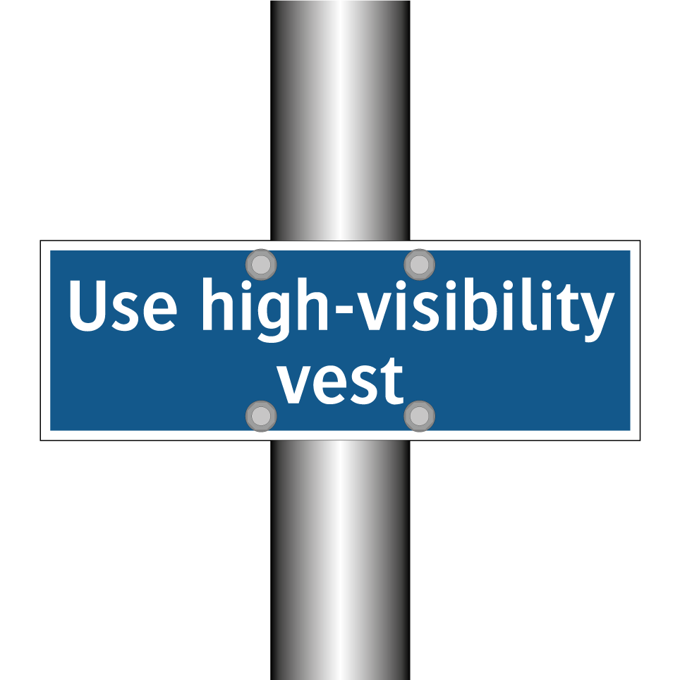 Use high-visibility vest