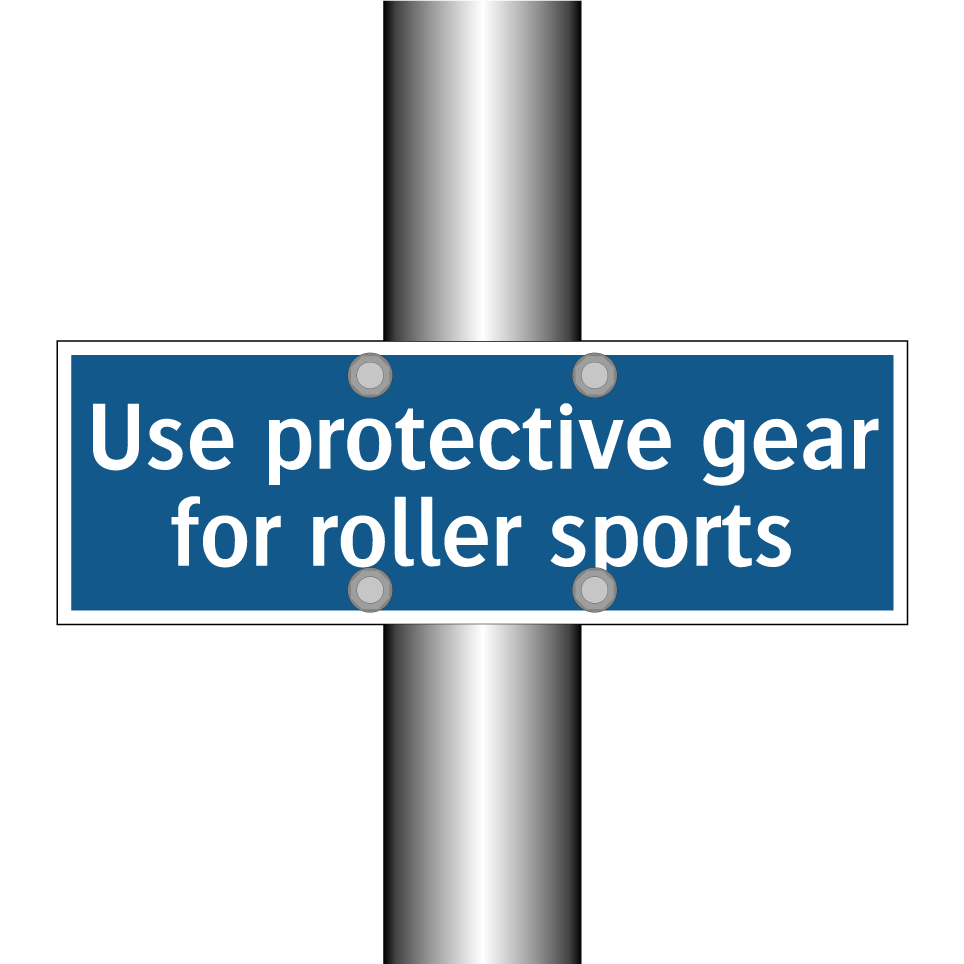 Use protective gear for roller sports