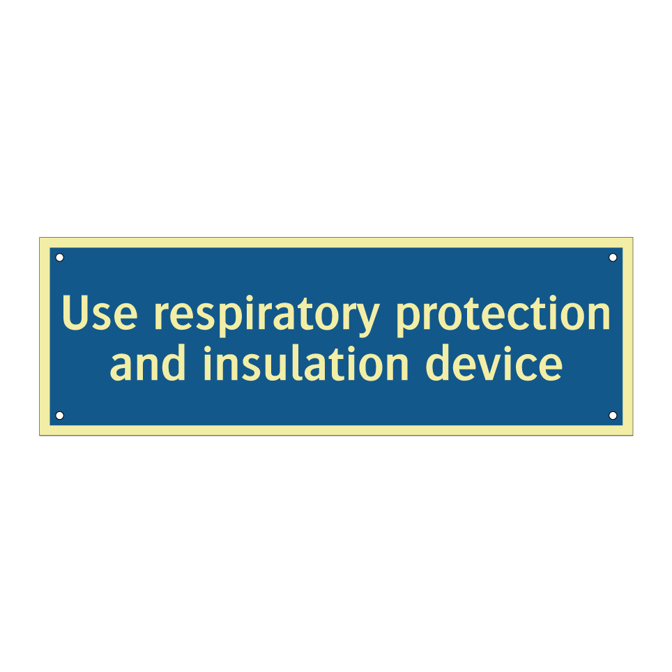Use respiratory protection and insulation device