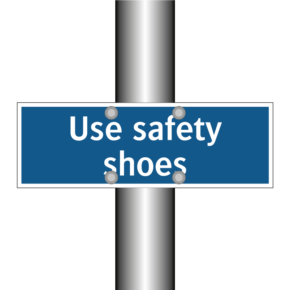 Use safety shoes