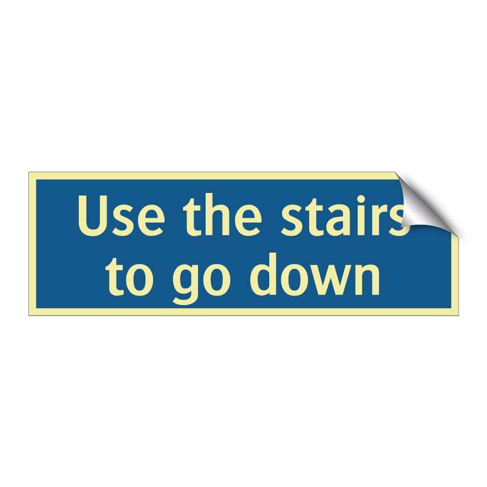 Use the stairs to go down