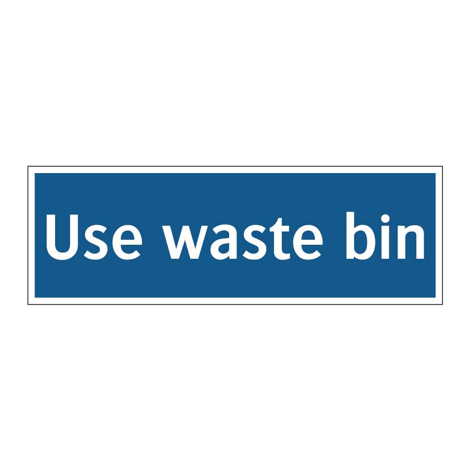 Use waste bin