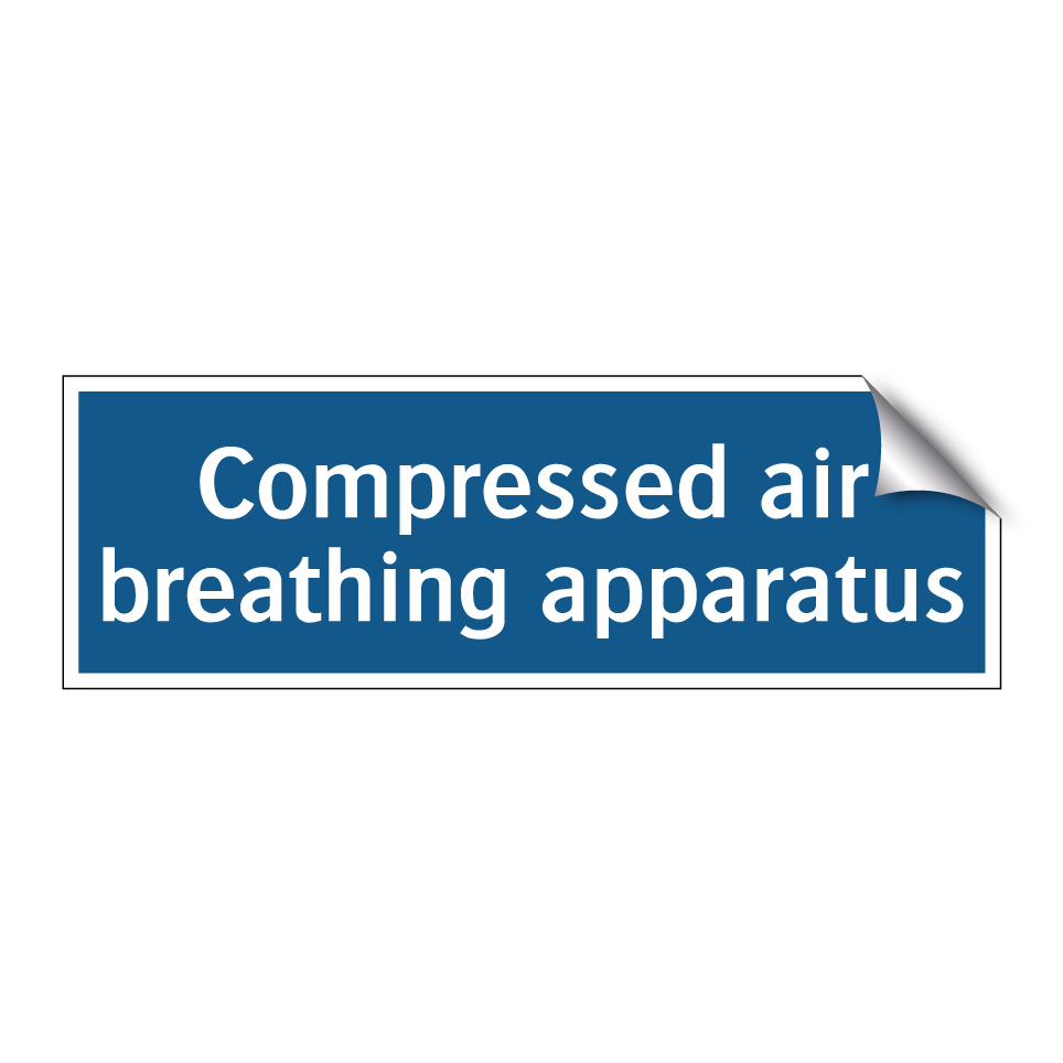 Compressed air breathing apparatus