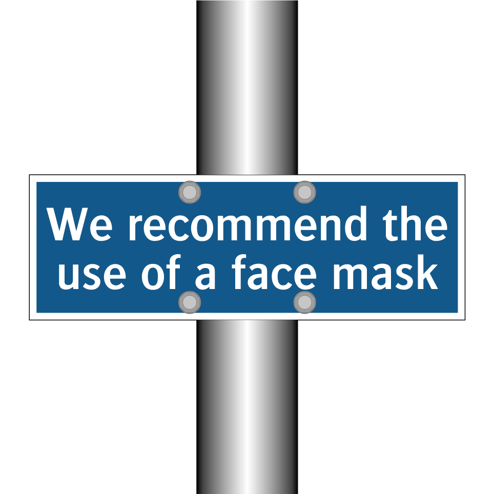 We recommend the use of a face mask