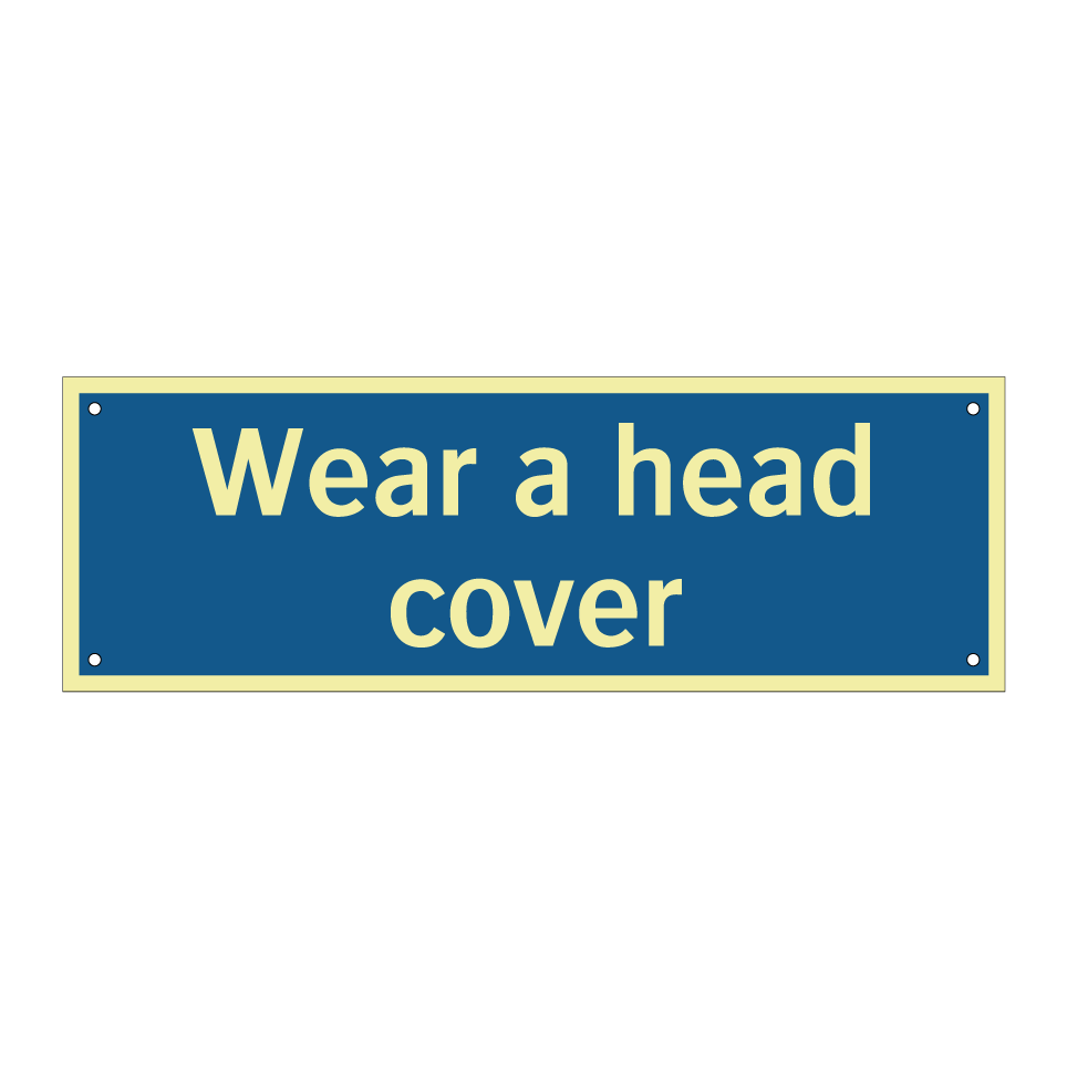 Wear a head cover