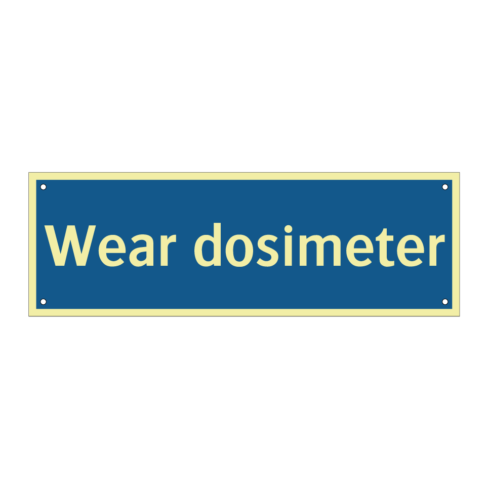 Wear dosimeter