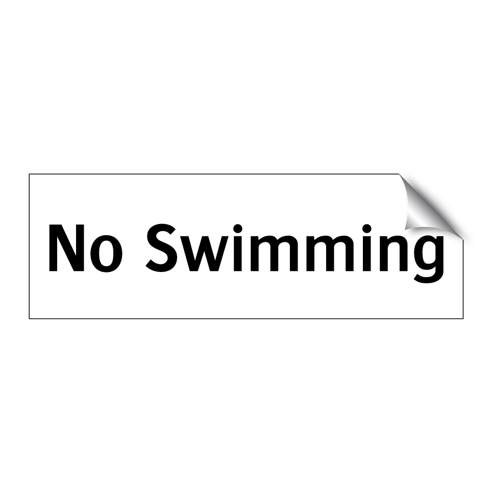 No Swimming
