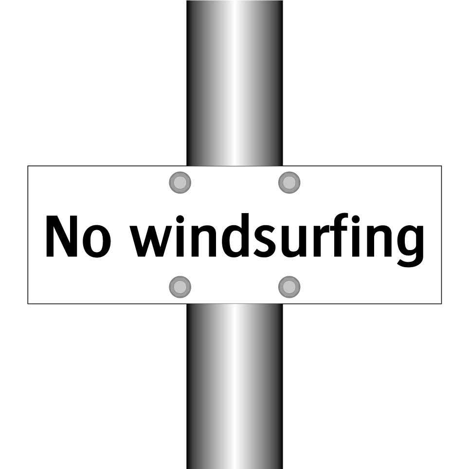 No windsurfing