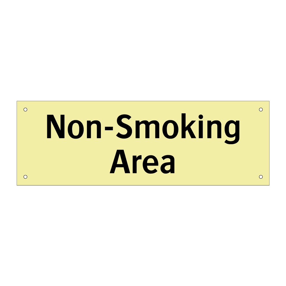Non-Smoking Area