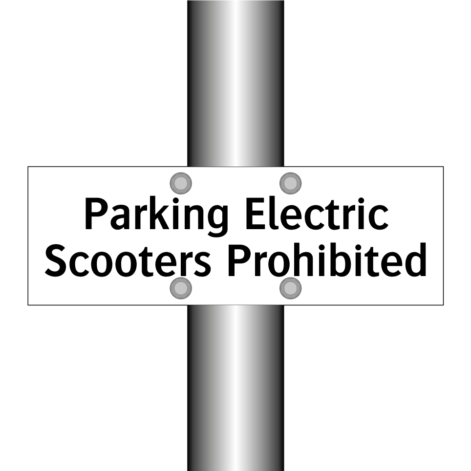 Parking Electric Scooters Prohibited