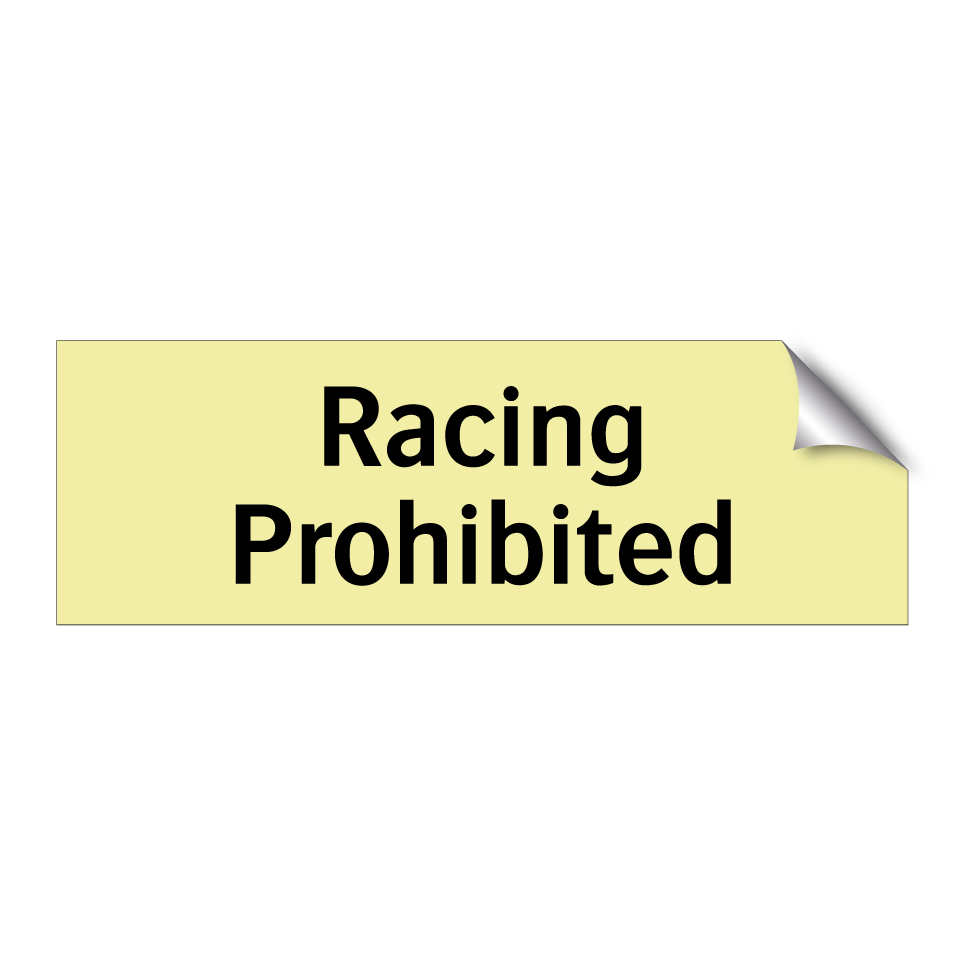 Racing Prohibited