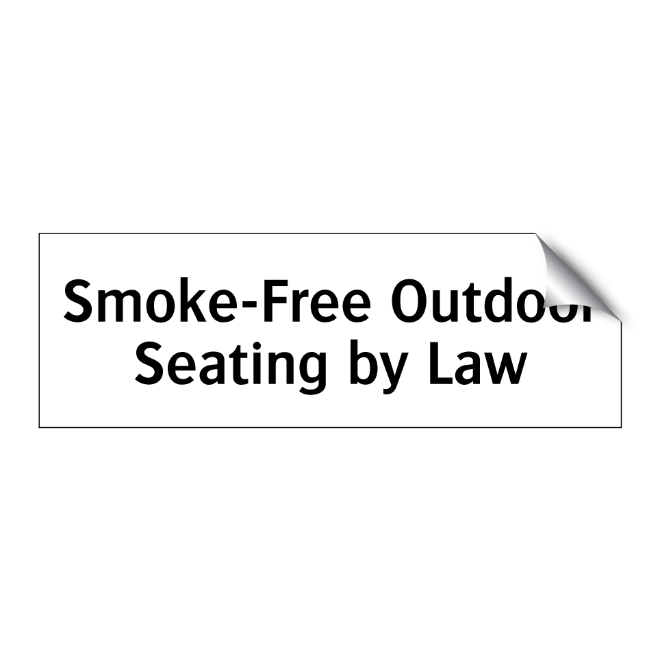 Smoke-Free Outdoor Seating by Law