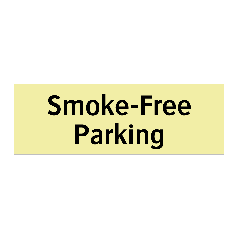 Smoke-Free Parking