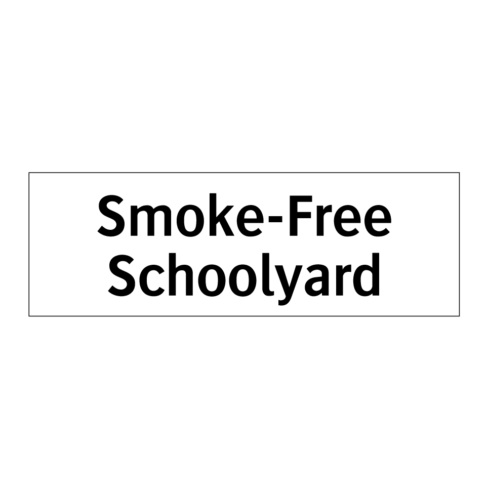 Smoke-Free Schoolyard