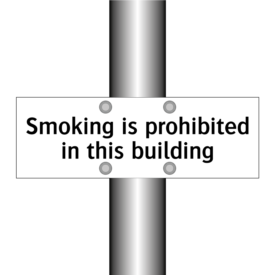 Smoking is prohibited in this building