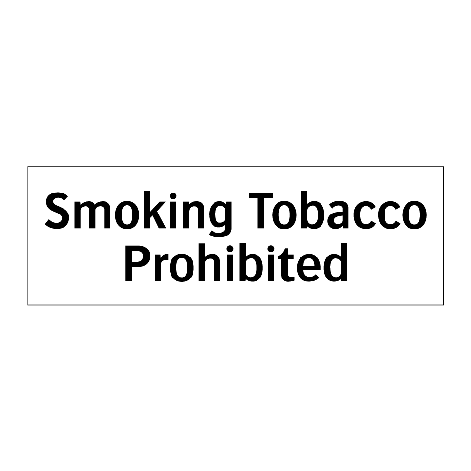 Smoking Tobacco Prohibited