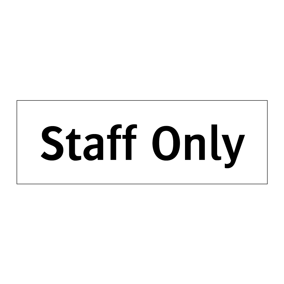 Staff Only