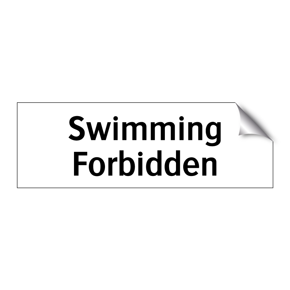 Swimming Forbidden