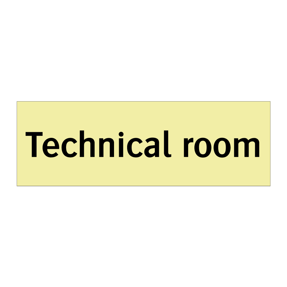 Technical room