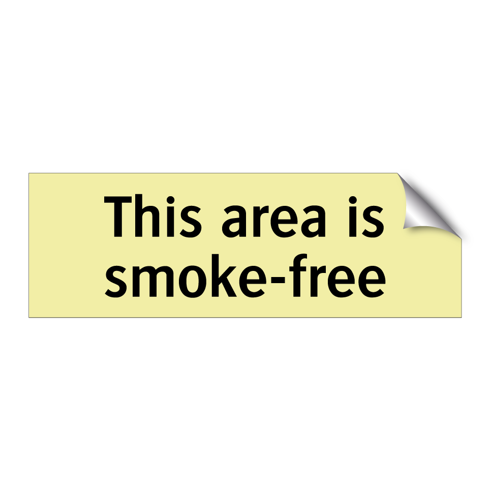 This area is smoke-free