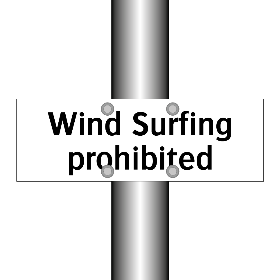 Wind Surfing prohibited