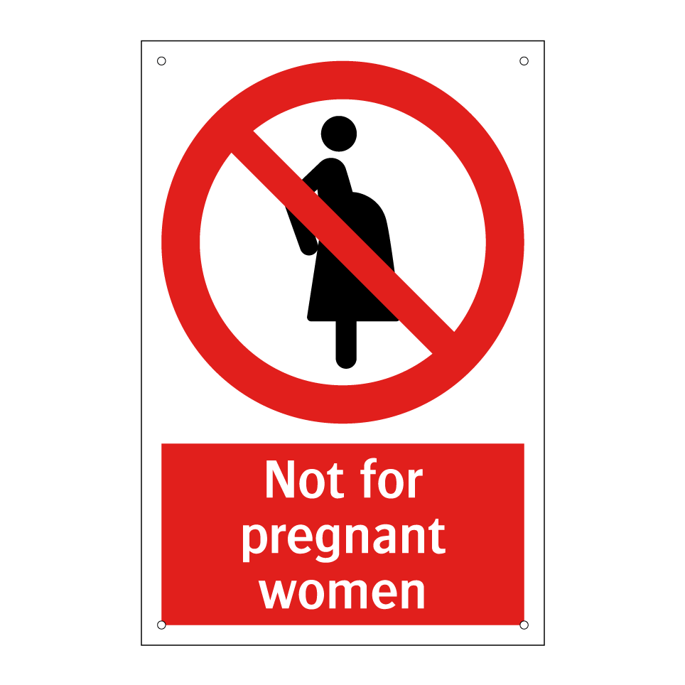 Not for pregnant women