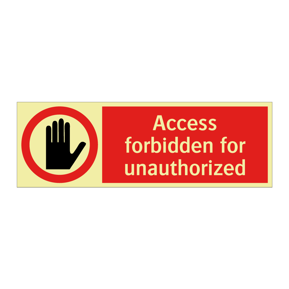 Access forbidden for unauthorized