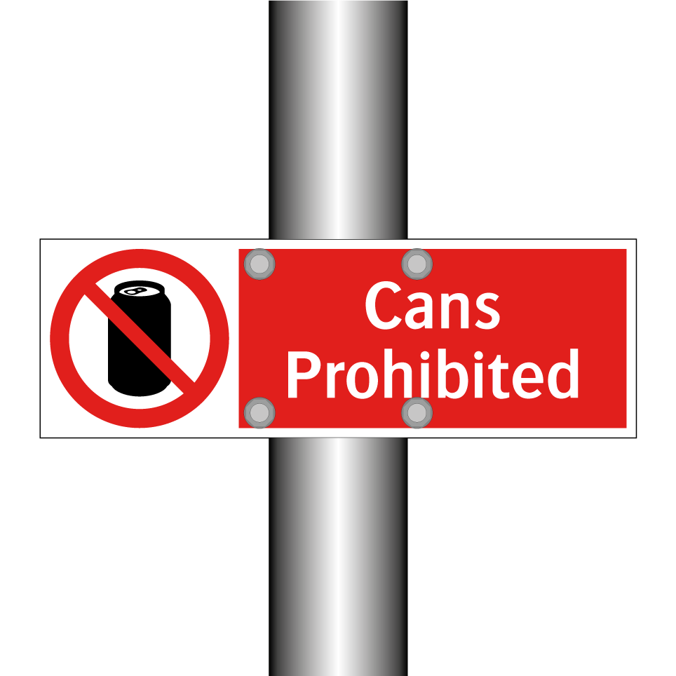 Cans Prohibited