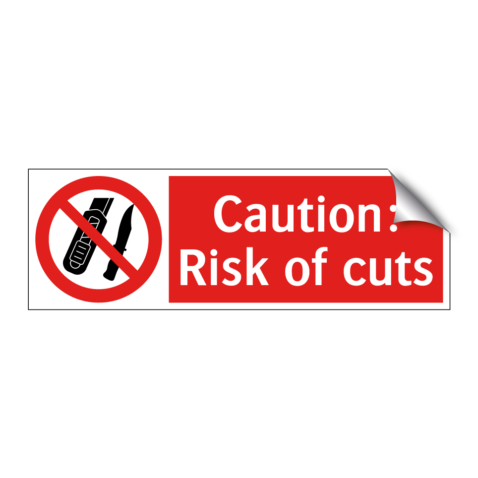 Caution: Risk of cuts
