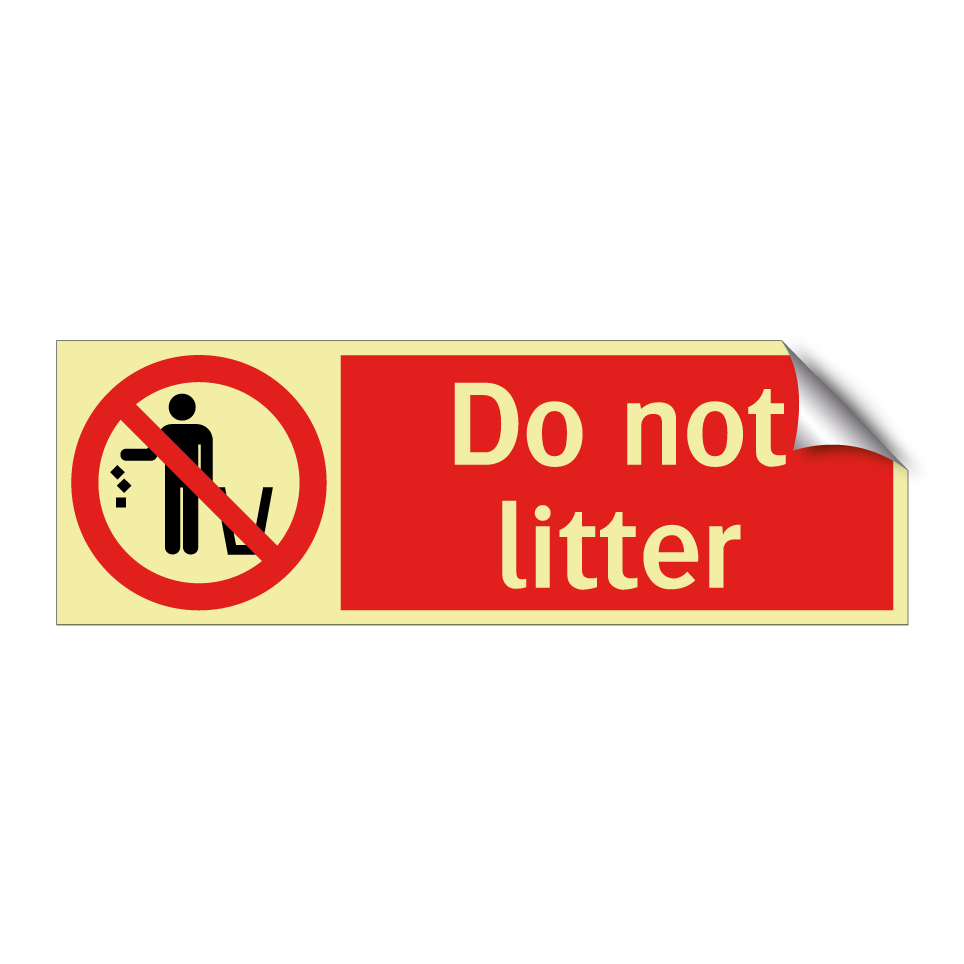 Do not litter