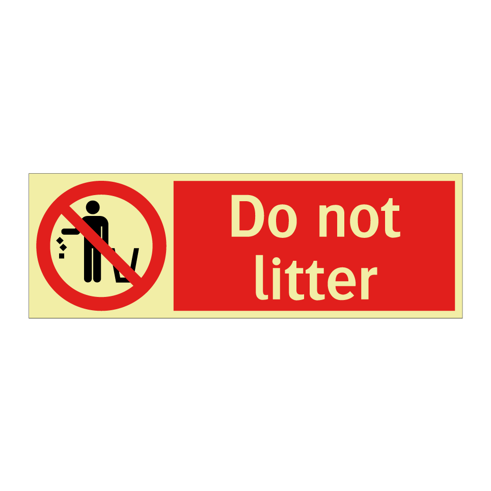 Do not litter