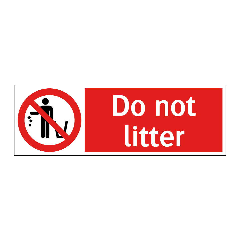 Do not litter