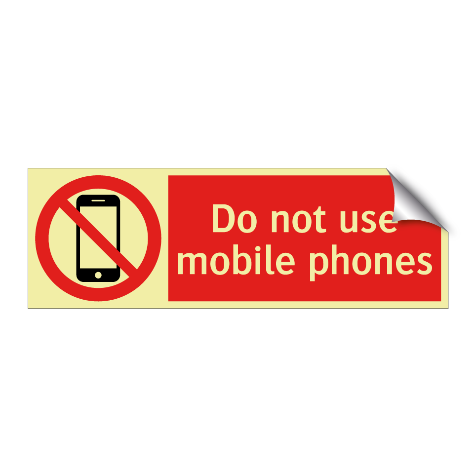 Do not use mobile phones