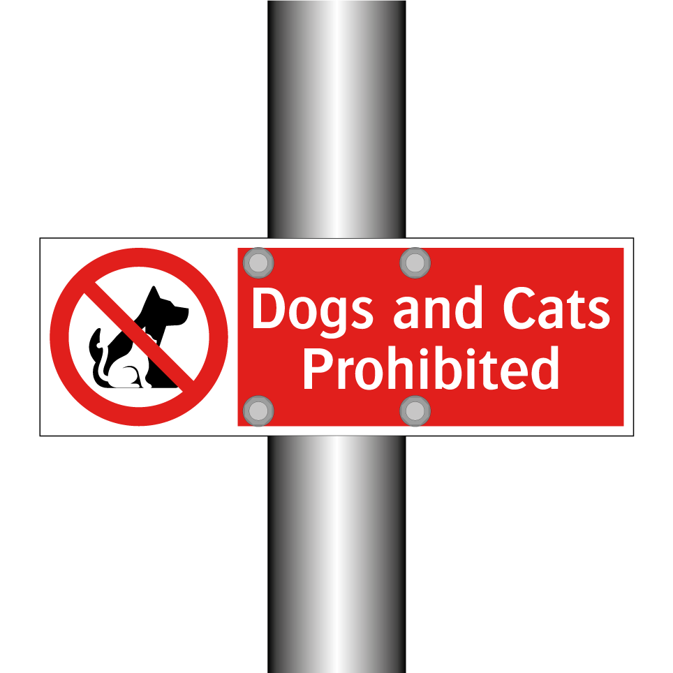 Dogs and Cats Prohibited