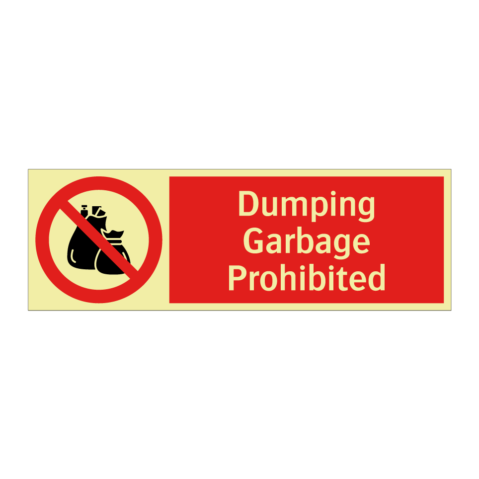 Dumping Garbage Prohibited