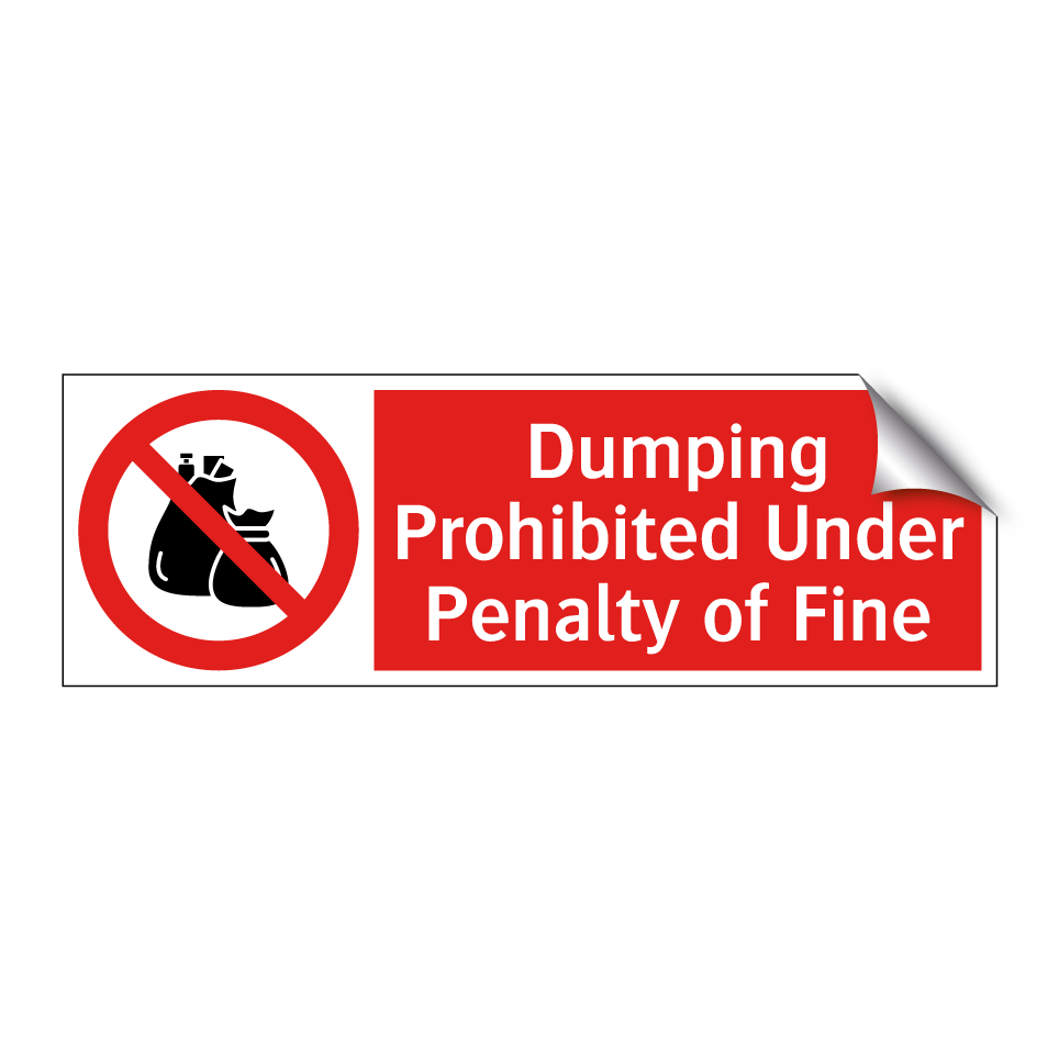 Dumping Prohibited Under Penalty of Fine