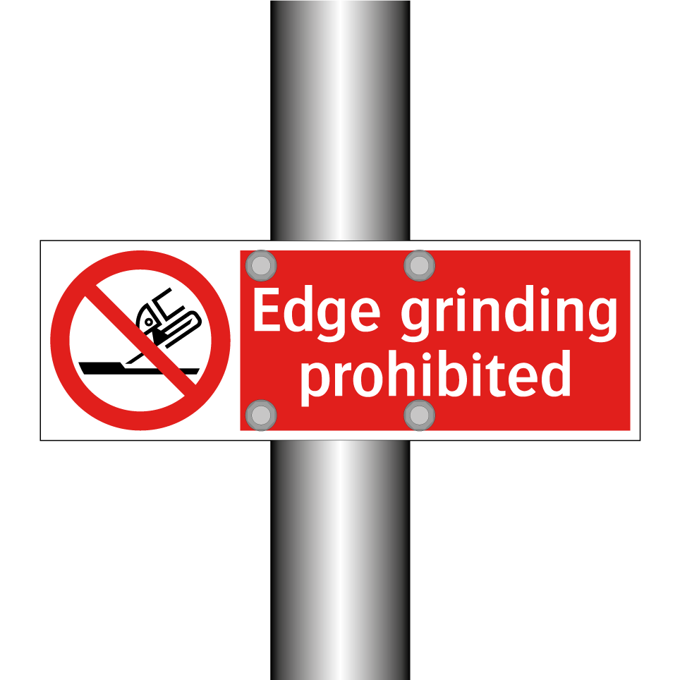 Edge grinding prohibited