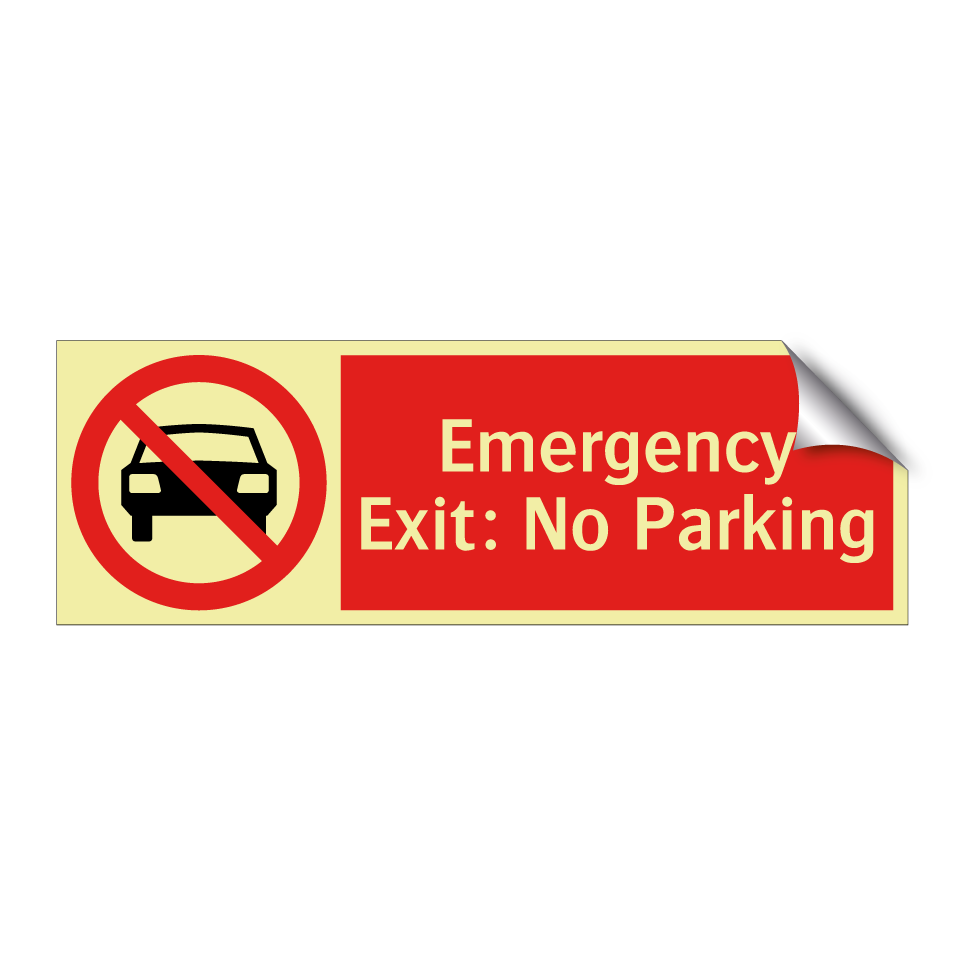 Emergency Exit: No Parking