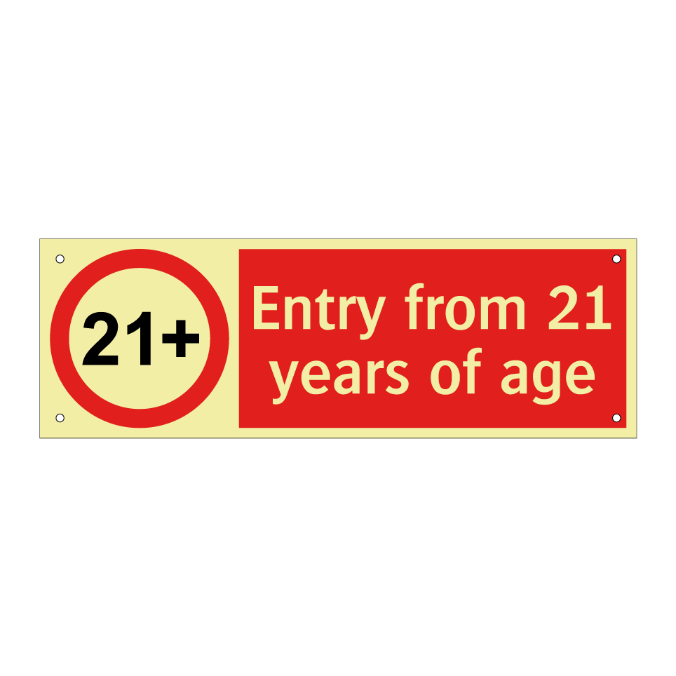 Entry from 21 years of age