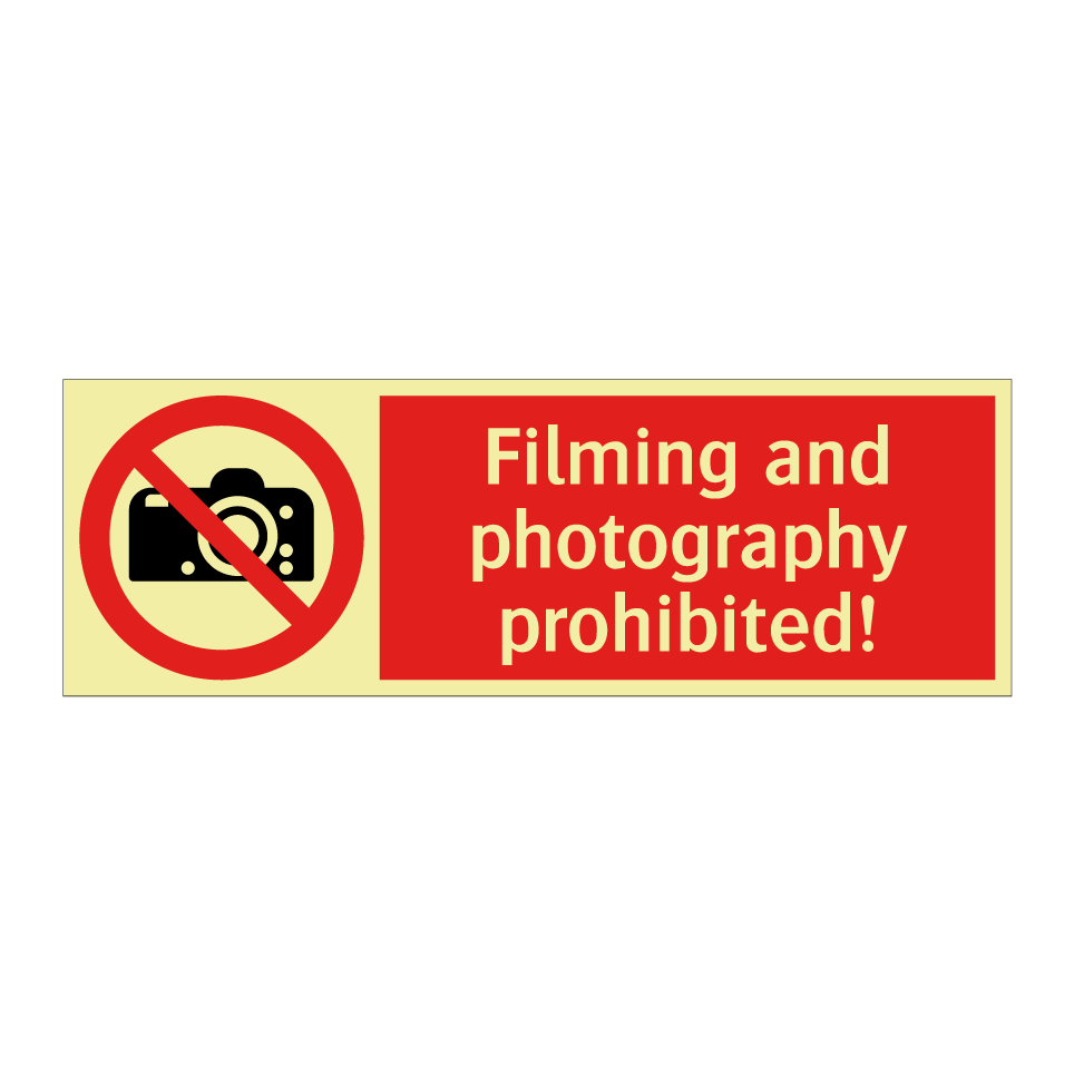 Filming and photography prohibited!