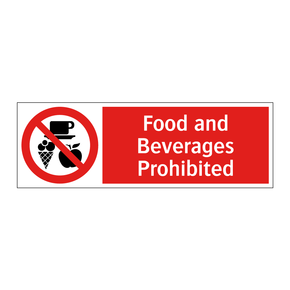 Food and Beverages Prohibited