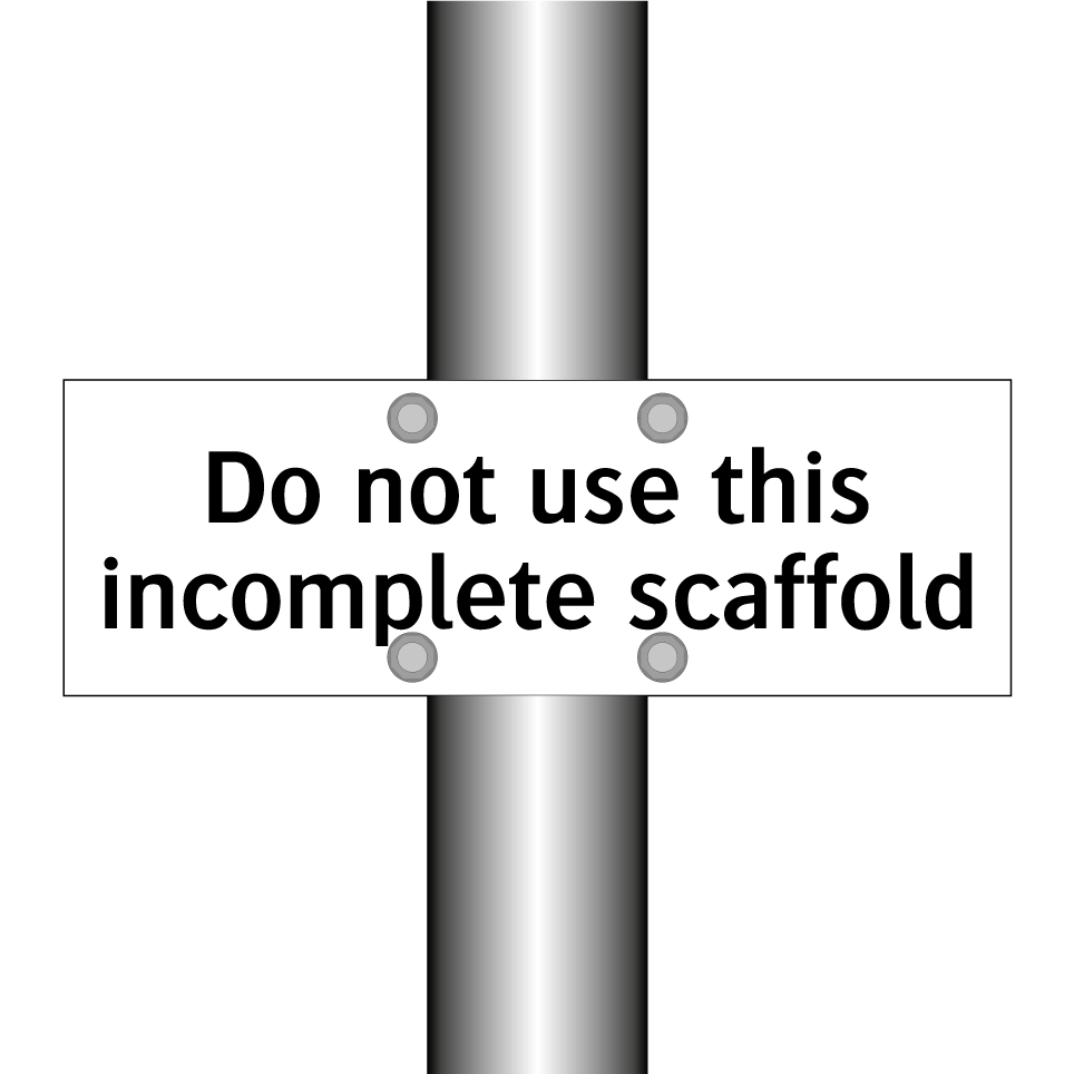 Do not use this incomplete scaffold