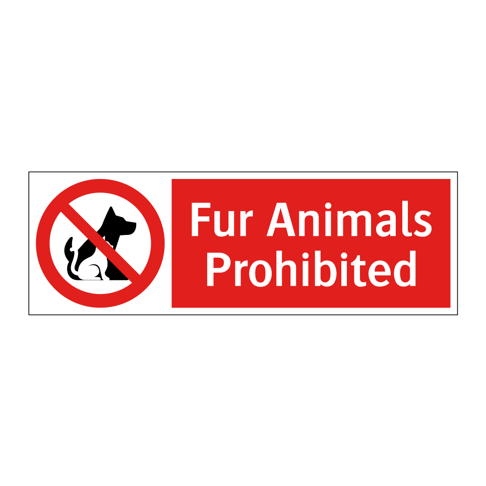 Fur Animals Prohibited