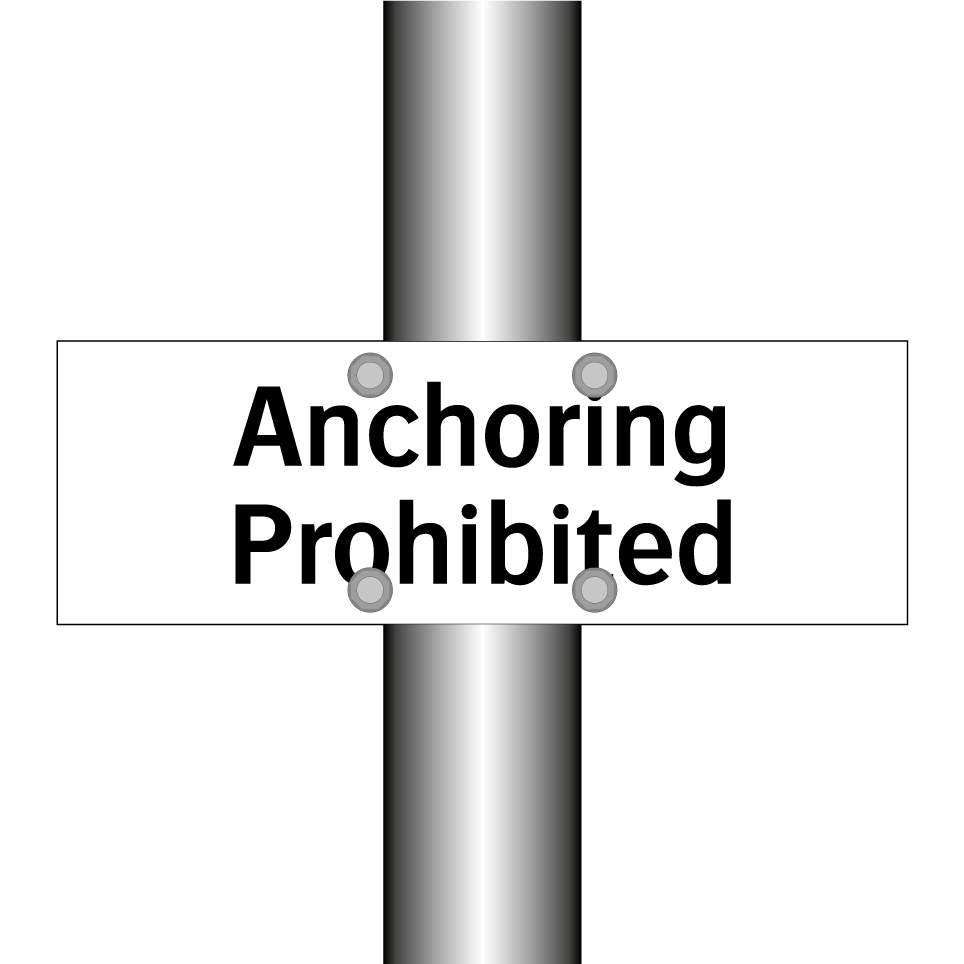 Anchoring Prohibited