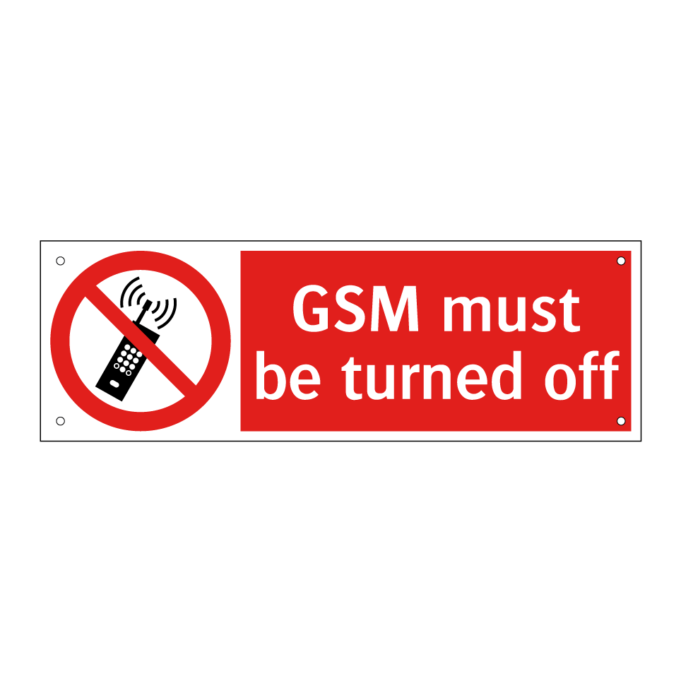 GSM must be turned off